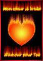 mon coeur brule pour toi